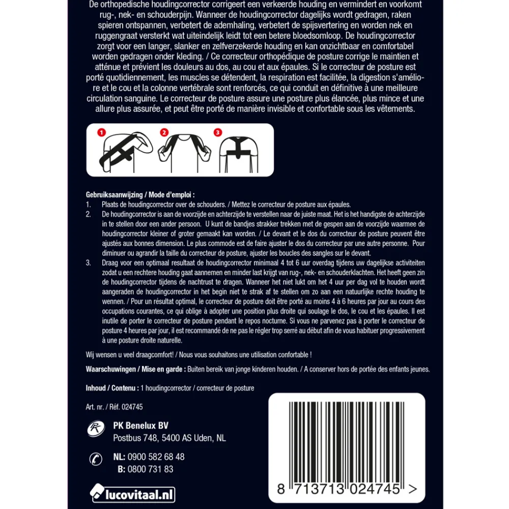 Zelfzorg<Lucovitaal Orthopedische Houdingcorrector