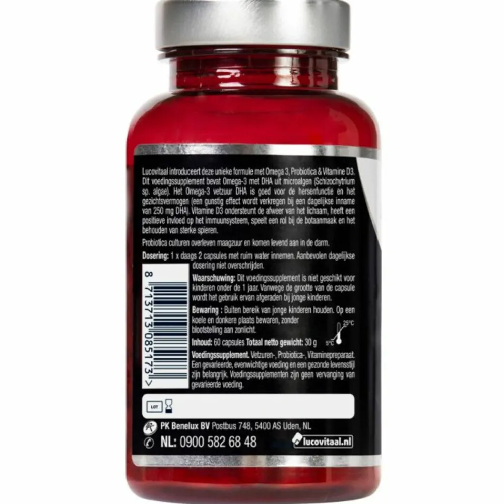 Probiotica D3 Omega 3 60 capsules^Lucovitaal Discount