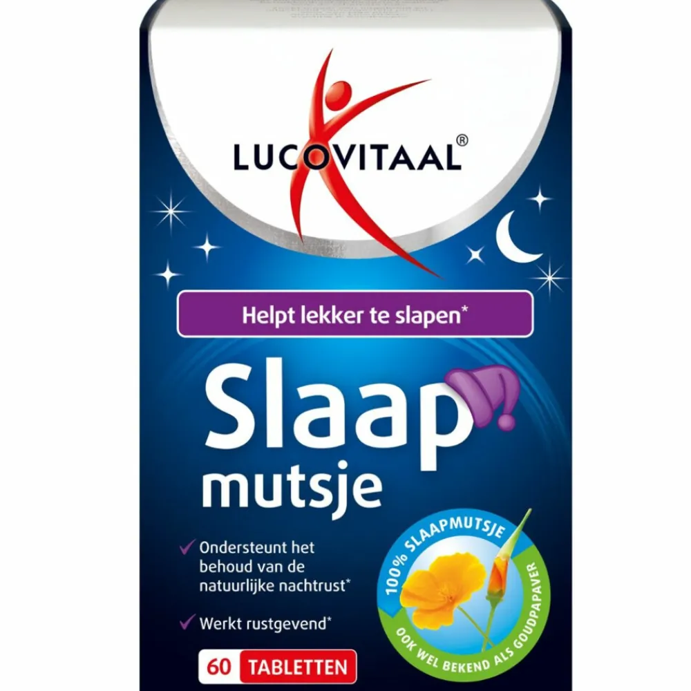 Rustgevend & Slapen<Lucovitaal Slaapmutsje 60 tabletten