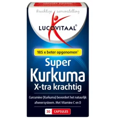 Super Kurkuma X-tra Krachtig 30 capsules^Lucovitaal Hot