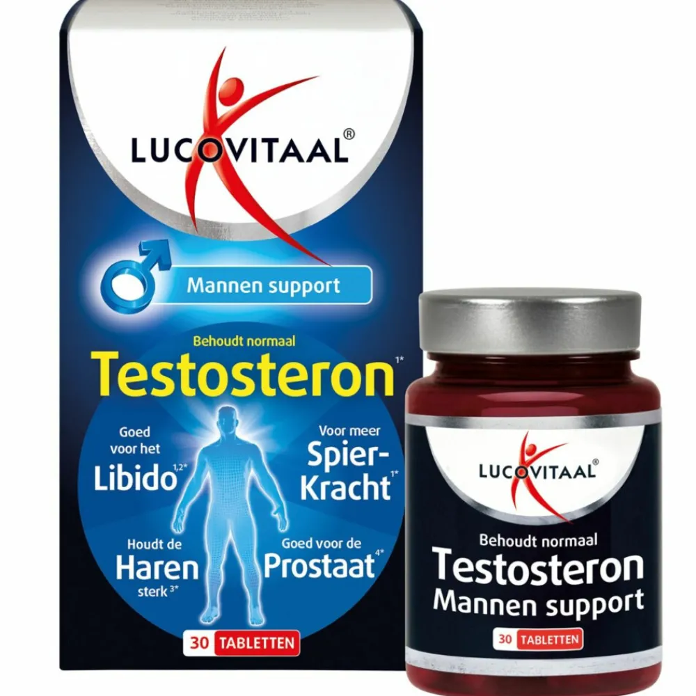 Voor Vrouw Of Man<Lucovitaal Testosteron Mannen Support 30 tabletten
