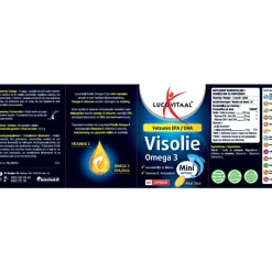 Clearance Visolie Omega 3 mini softgels 60 softgels Hart, Bloed & Cholesterol|Speciale Bestanddelen