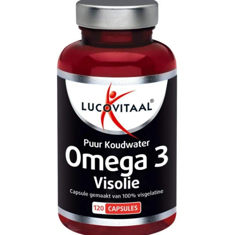 Visolie Puur Koudwater Omega 3 120 capsules^Lucovitaal Best