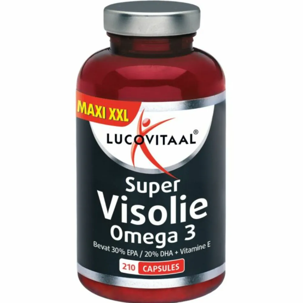 Speciale Bestanddelen<Lucovitaal Visolie Super Omega 3 Maxi XXL 210 capsules