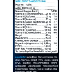Vitamine B Complex Forte 60 tabletten^Lucovitaal Outlet