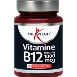 Vitaminen<Lucovitaal Vitamine B12 1000mcg 60 kauwtabletten