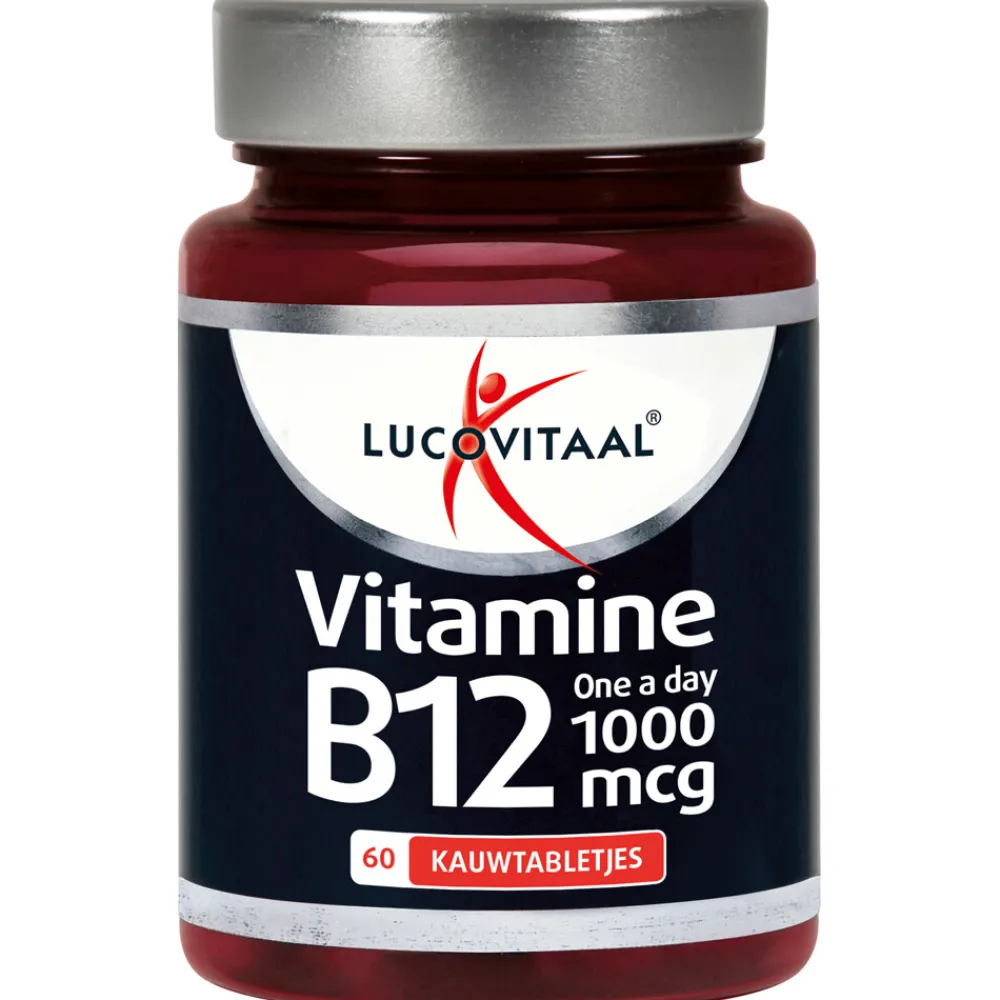 Vitaminen<Lucovitaal Vitamine B12 1000mcg 60 kauwtabletten
