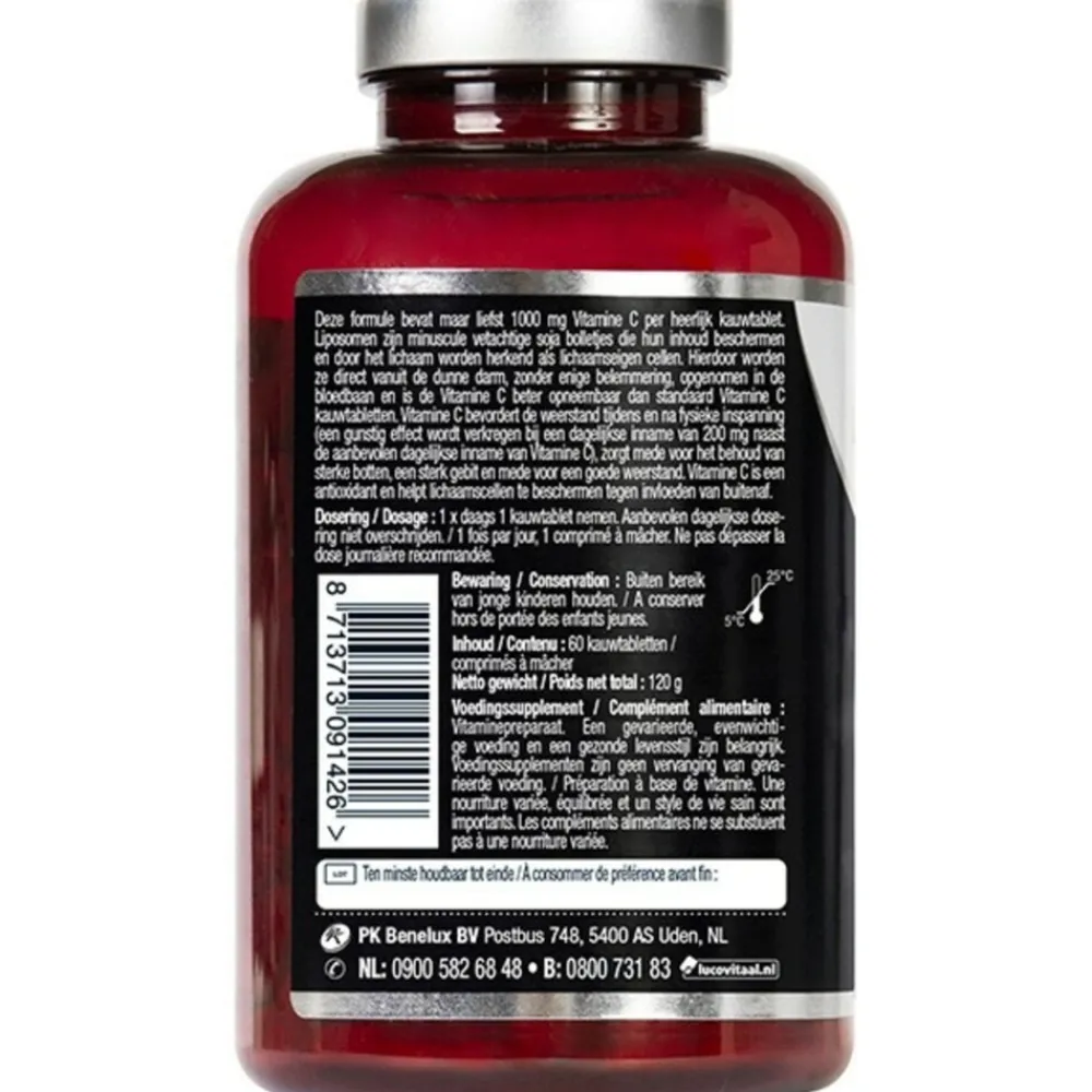 Vitaminen<Lucovitaal Vitamine C1000 mg Liposomaal 60 tabletten