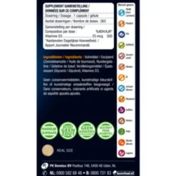 Outlet Vitamine D3 25mcg 365 capsules Vitaminen