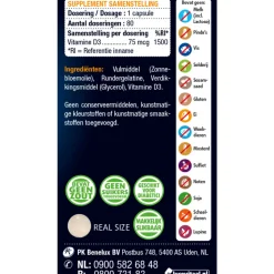 Vitamine D3 75mcg Forte 80 capsules^Lucovitaal Clearance
