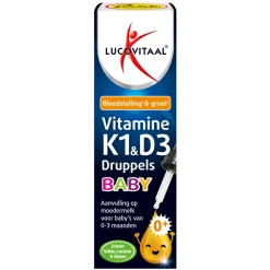 Vitamine K1 & D3 Druppels Baby 14,5 ml^Lucovitaal Discount