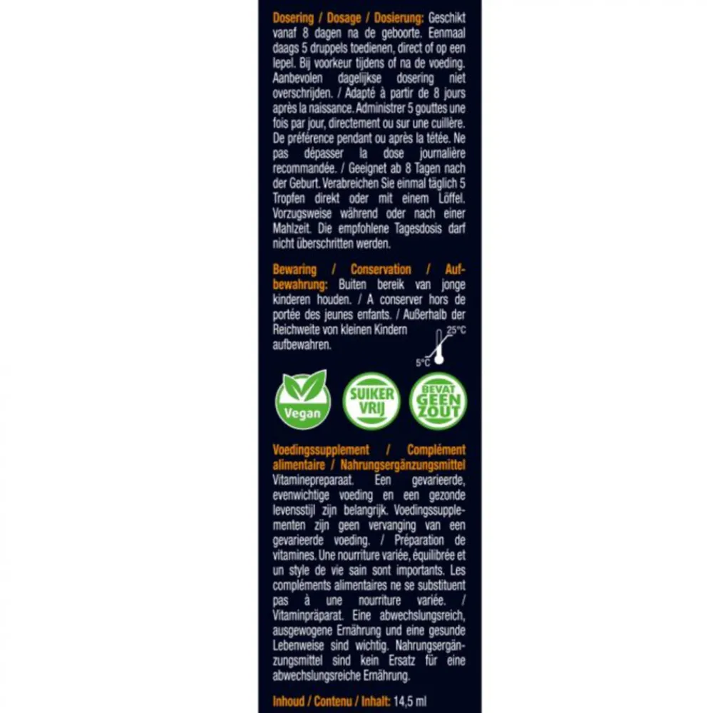 Vitamine K1 & D3 Druppels Baby 14,5 ml^Lucovitaal Discount