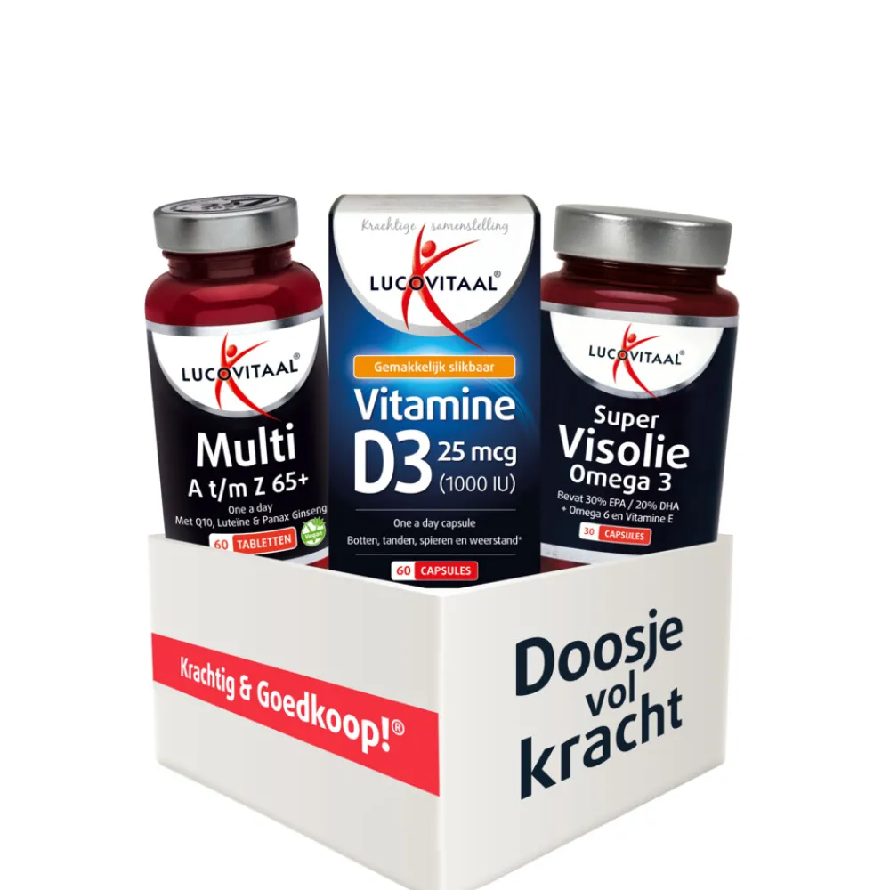 Voordeelbox Vitaal 65+ 3 stuks^Lucovitaal Clearance