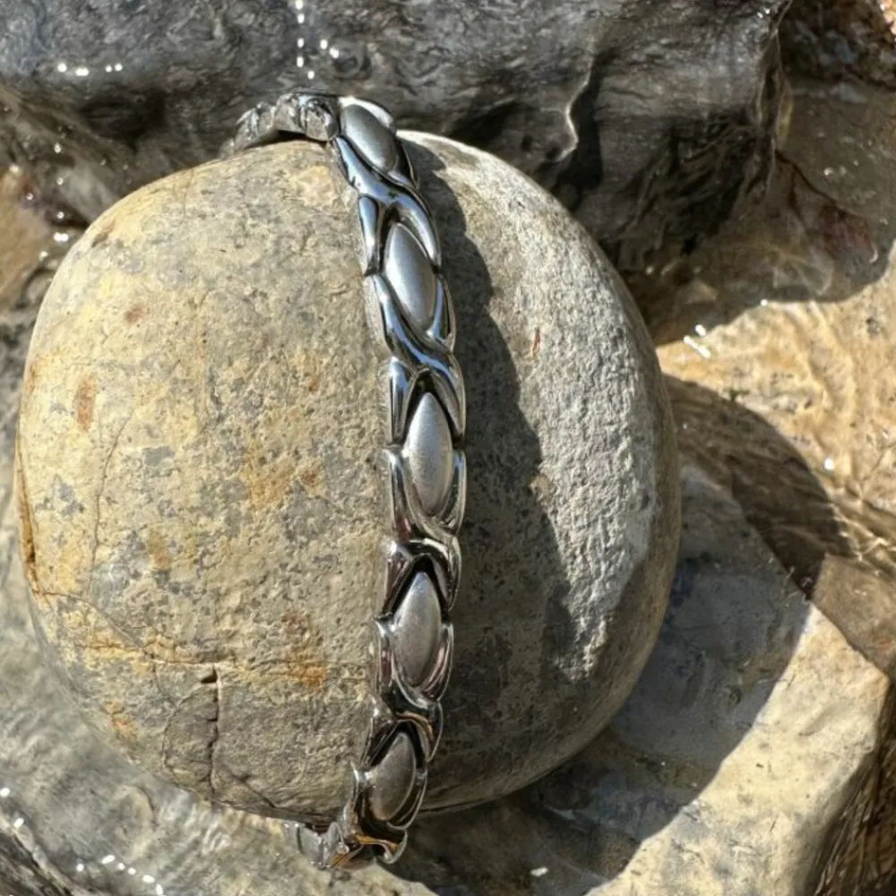 Zelfzorg<Lucovitaal Yinmagnetic Magneet Armband Zilver