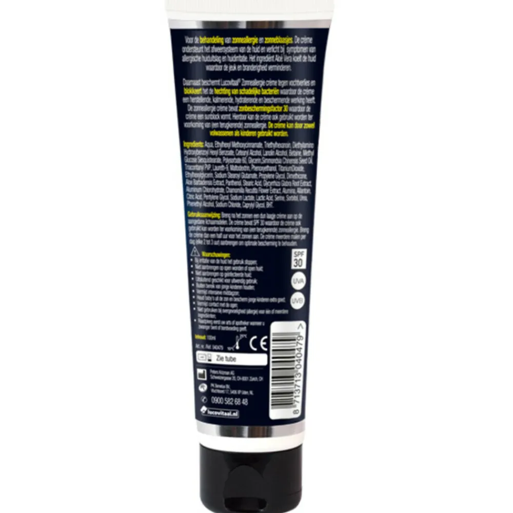 Online Zonneallergie Crème SPF30 100 ml Zonbescherming
