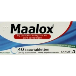 Maag & Darm<Maalox Bij Brandend Maagzuur 40 kauwtabletten