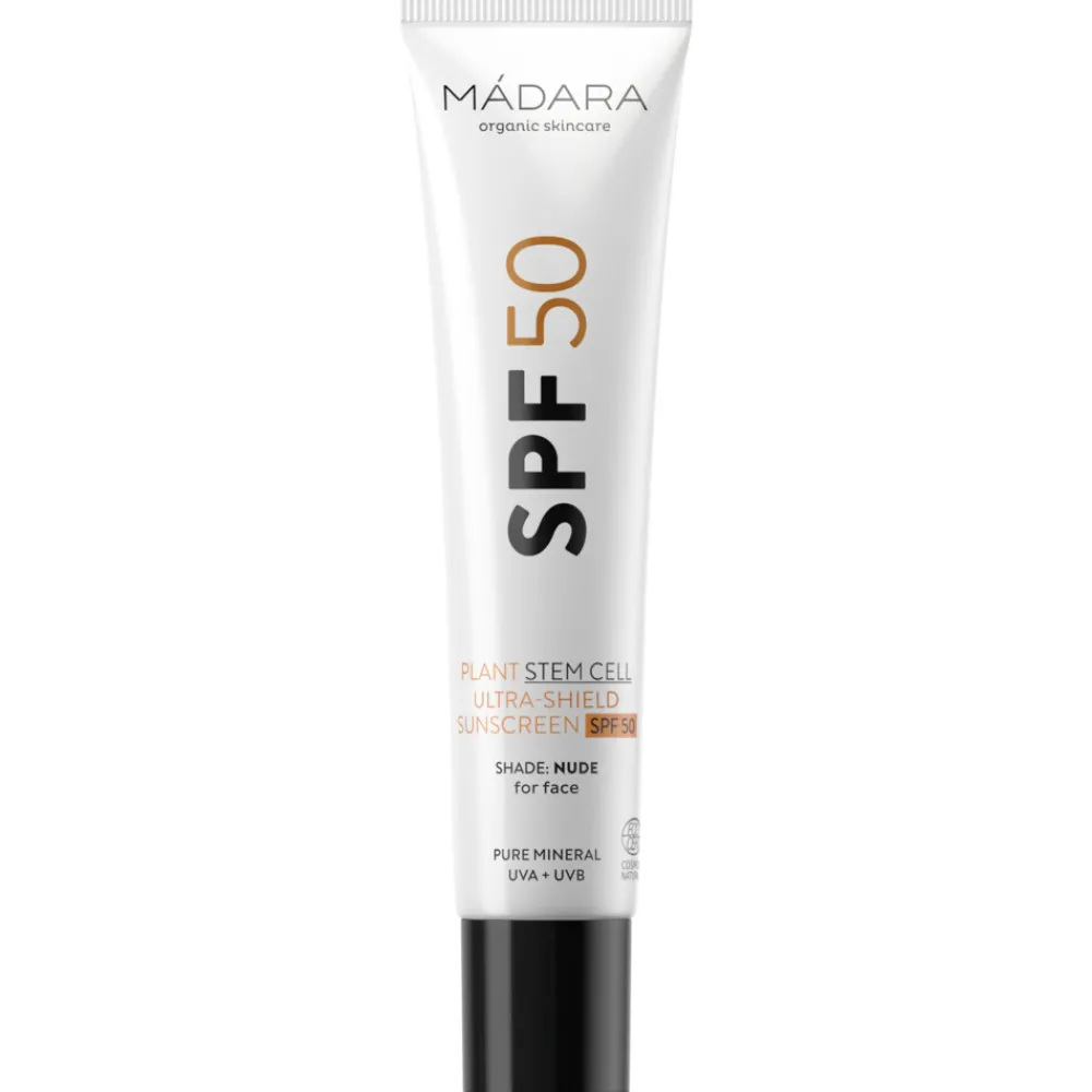 Zonbescherming<Madara Plant Stem Cell Ultra-Shield-Zonnebrandmiddel Met SPF 50 - Nude 40 ml