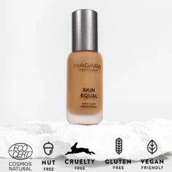 Foundation<Madara Skin Equal Soft Glow Foundation SPF 15 70 Caramel 30 ml