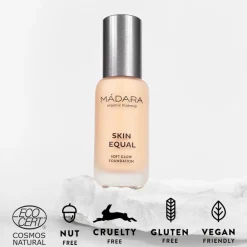 Foundation<Madara Skin Equal Soft Glow Foundation SPF 15 20 Ivory 30 ml