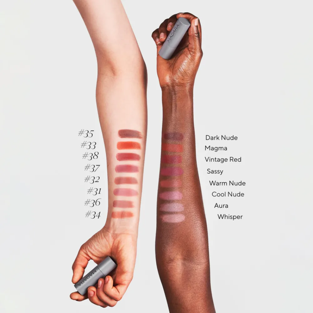 Lipstick<Madara Velvet Wear Matte Cream Lippenstift 33 Magma 3 gr