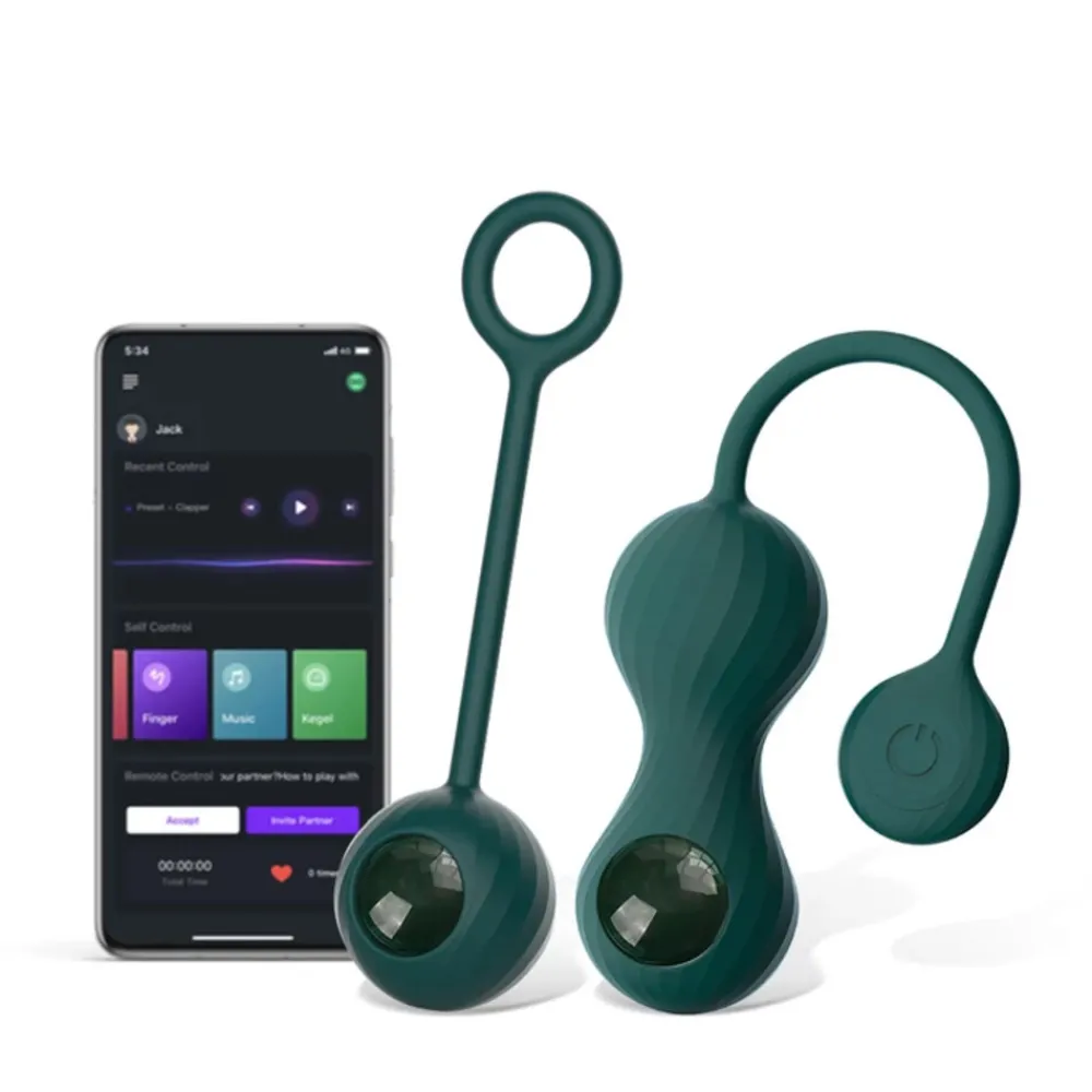 Intieme Hulpmiddelen<Magic Motion Crystal Duo Bekkenbodem Trainingsset App Bedienbare