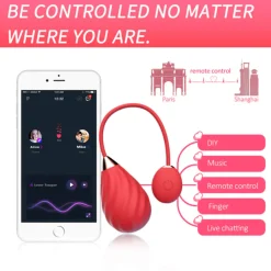 Vibratie Eitje App Bedienbare Voor Haar