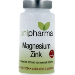 Spieren En Gewrichten< Magnesium Zink 60 tabletten