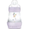 Best Babyfles Easy Start Anti-Colic Matt Lila 0+ mnd 160 ml Flessen & Spenen