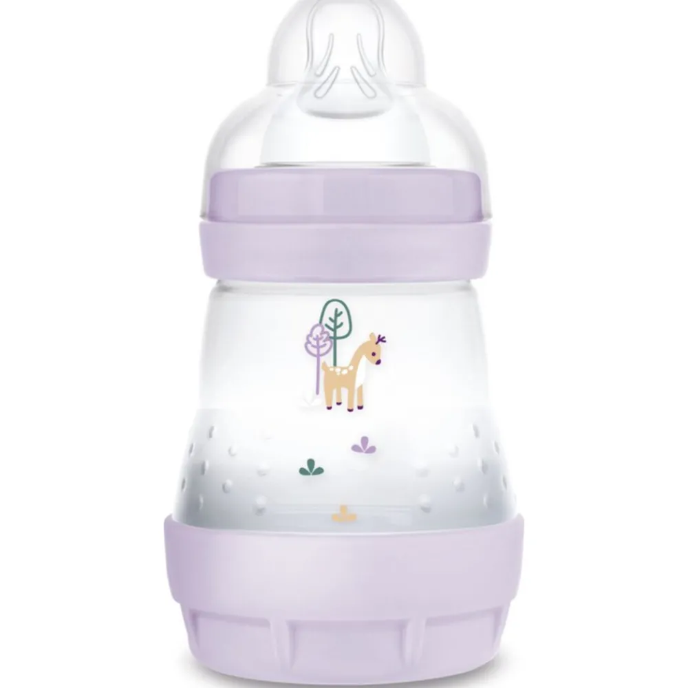 Best Babyfles Easy Start Anti-Colic Matt Lila 0+ mnd 160 ml Flessen & Spenen