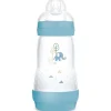 Flessen & Spenen<MAM Babyfles Feel Good Glas Matt Blauw 0+ mnd 260 ml