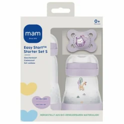 Babyfles Starter Set Easy Start Anti-Colic Lila S 1 set^MAM Discount