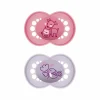 Flessen & Spenen<MAM Fopspeen Original Silikon 16+ mnd Roze 2 stuks