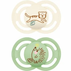 Flessen & Spenen<MAM Fopspeen Perfect Silikon 6-16 mnd Universeel 2 stuks