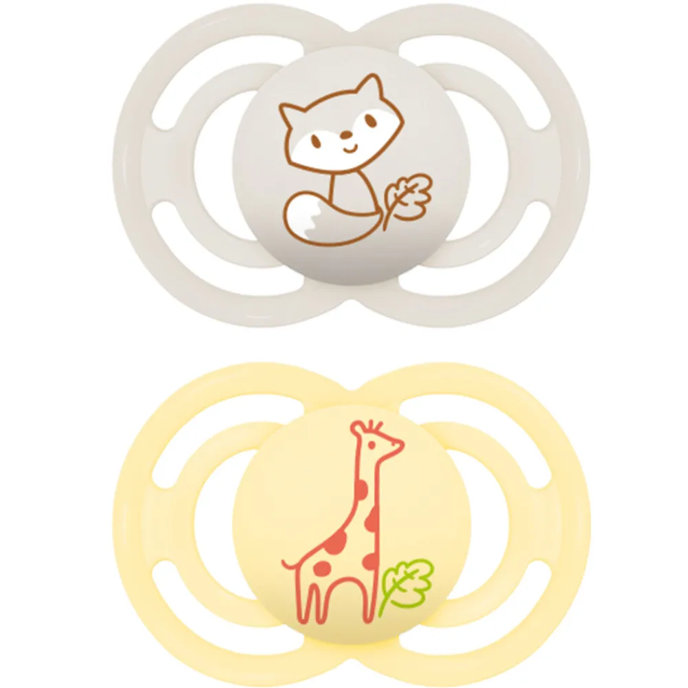 Flessen & Spenen<MAM Fopspeen Perfect Silikon 16+ mnd Universeel 2 stuks