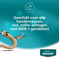 All Worm Ontworming Tabletten Kat vanaf 6 kg 2 stuks^Mansonil