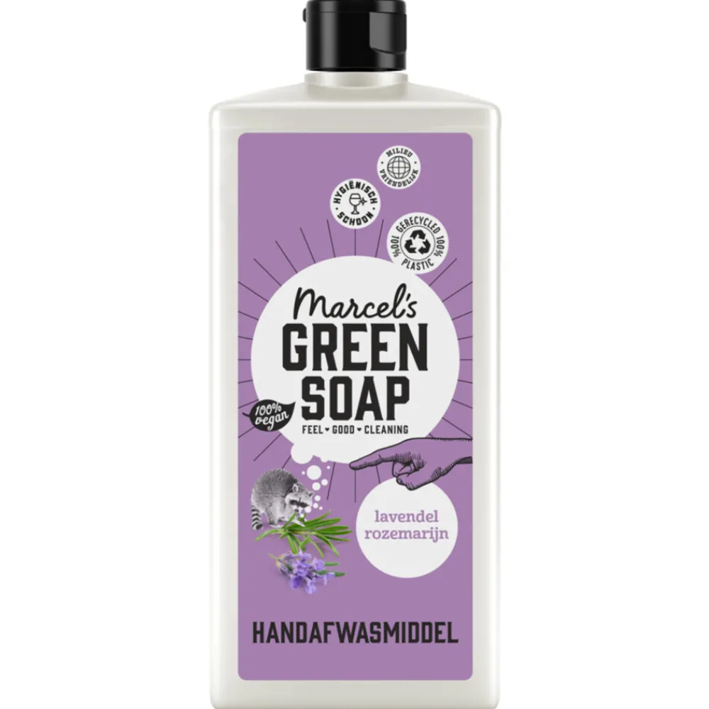 Handafwas<Marcels Green Soap Marcel's Green Soap Afwasmiddel Lavendel & Rozemarijn 500 ml