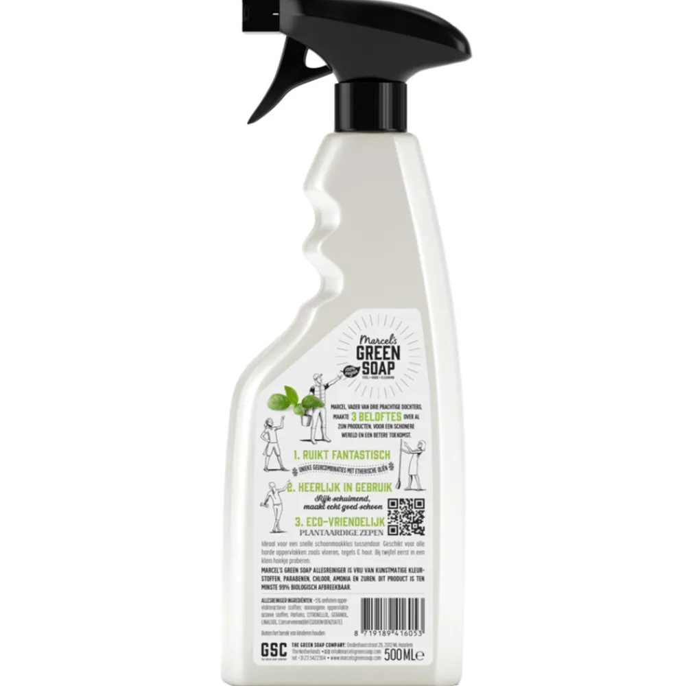 Allesreiniger<Marcels Green Soap Marcel's Green Soap Allesreiniger Spray Basilicum & Vetiver Gras 500 ml