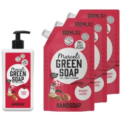 Marcel's Green Soap Argan & Oudh Handzeep Pakket^Marcels Green Soap Discount
