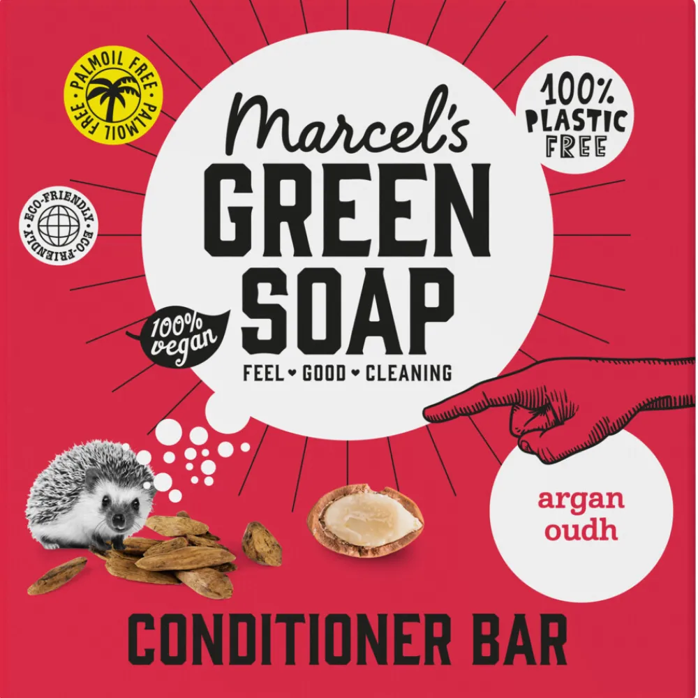 Conditioner<Marcels Green Soap Marcel's Green Soap Conditioner Bar Argan & Oudh 60 gr