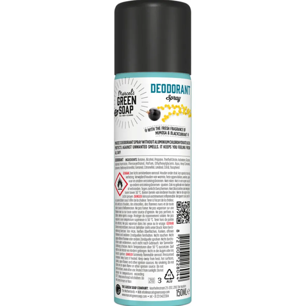 Marcel's Green Soap Deodorant Spray Mimosa Blackcurrant 150 ml^Marcels Green Soap Discount