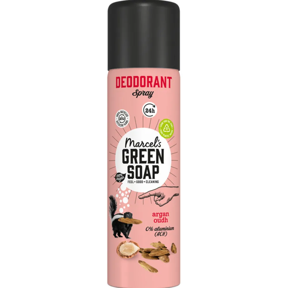 Deodorant<Marcels Green Soap Marcel's Green Soap Deodorant Spray Argan & Oudh 150 ml