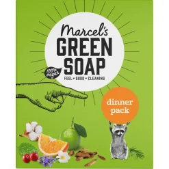 Sponzen<Marcels Green Soap Marcel's Green Soap Dinner pack 6 x 1 stuk