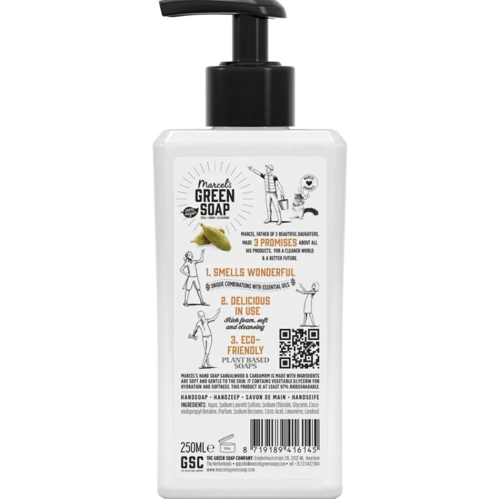 Keukenartikelen<Marcels Green Soap Marcel's Green Soap Handzeep Sandelhout & Kardemom 250 ml