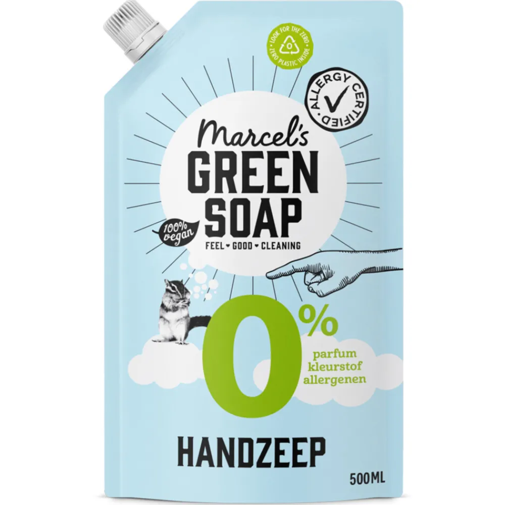 Keukenartikelen<Marcels Green Soap Marcel's Green Soap Handzeep 0% Navulling 500 ml