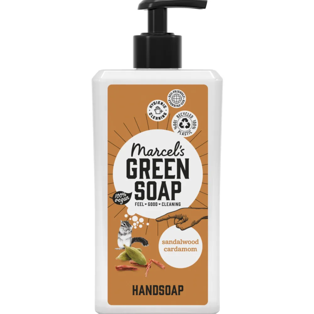 Outlet Marcel's Green Soap Handzeep Sandelhout & Kardemom 500 ml Keukenartikelen