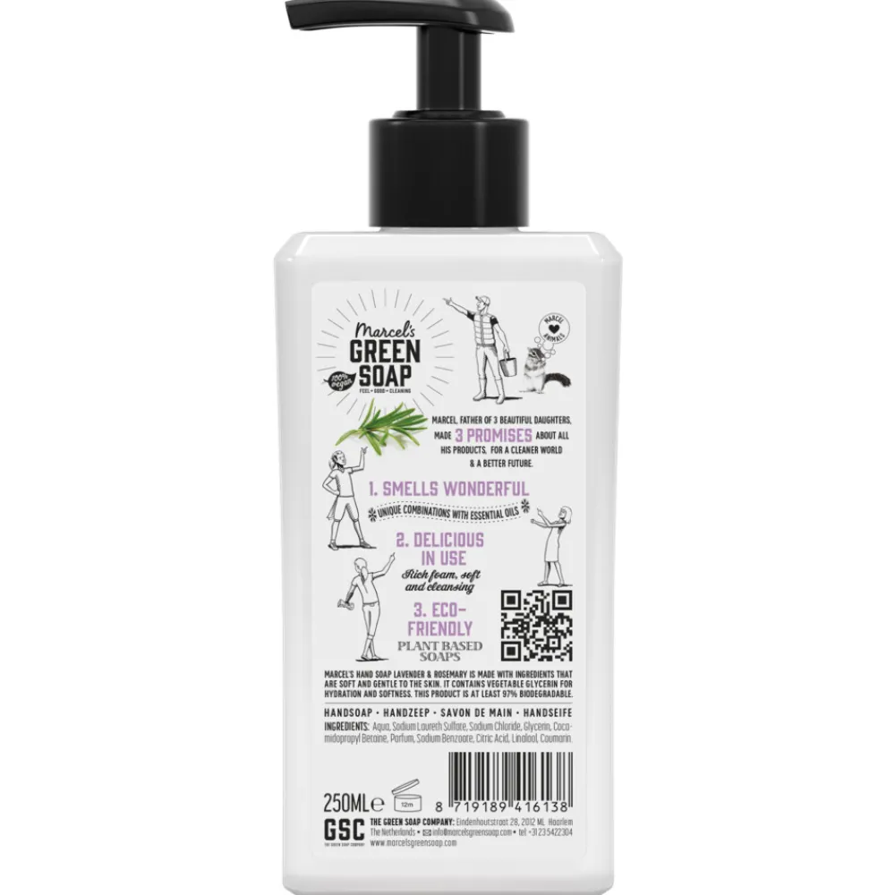 Marcel's Green Soap Handzeep Lavendel & Rozemarijn 250 ml^Marcels Green Soap Discount