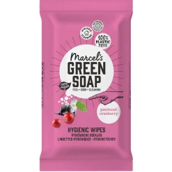 Marcel's Green Soap Schoonmaakdoekjes Patchouli & Cranberry 60 stuks^Marcels Green Soap Hot