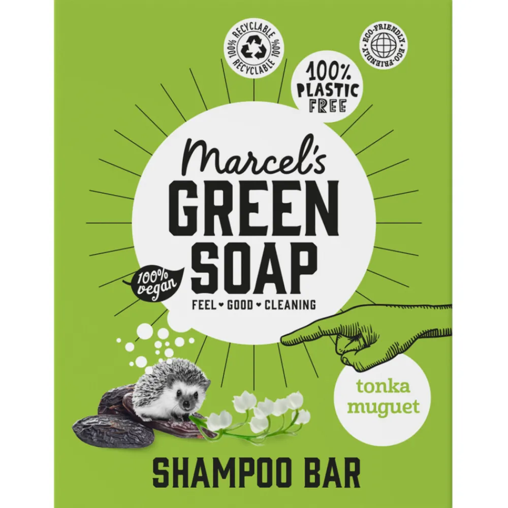 Marcel's Green Soap Shampoobar Tonka & Muguet 90 gr^Marcels Green Soap New