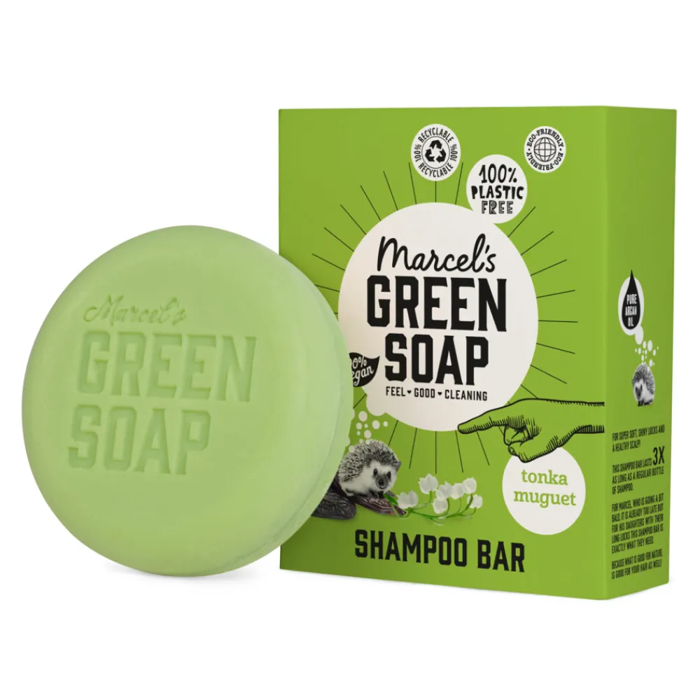 Marcel's Green Soap Shampoobar Tonka & Muguet 90 gr^Marcels Green Soap New