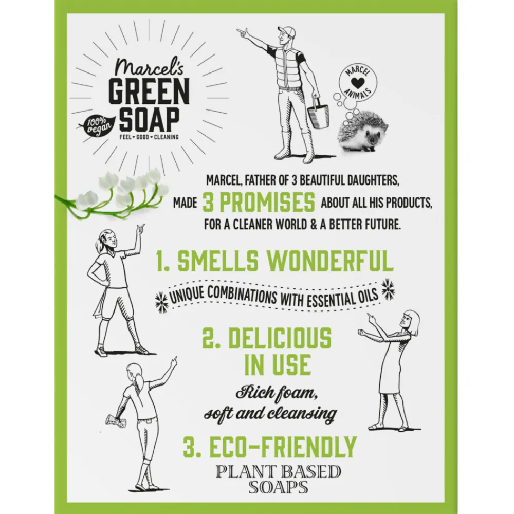 Marcel's Green Soap Shampoobar Tonka & Muguet 90 gr^Marcels Green Soap New